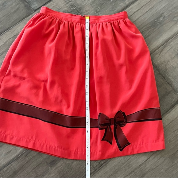 Bea and Dot by ModCloth Red Bow Skirt - Size XS - Picture 6 of 11
